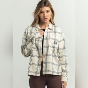 Vans Maty Plaid Woven Work Jacket *NWT*